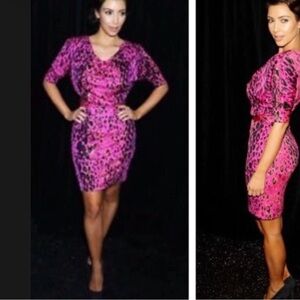 Tracy Reese Vibrant Animal Print Dress